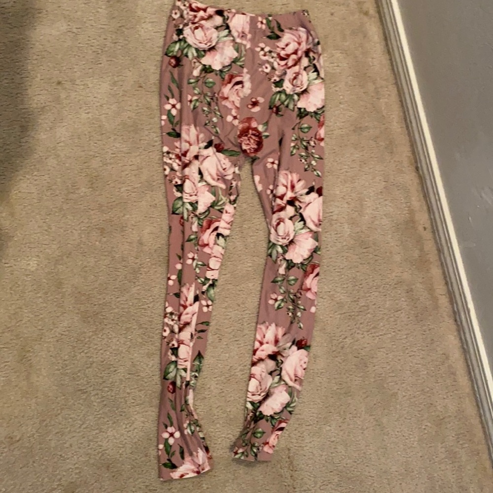 Floral leggings